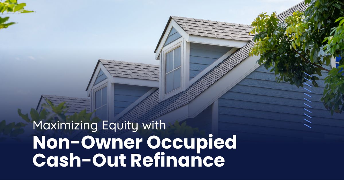 non-owner occupied cash-out refinance